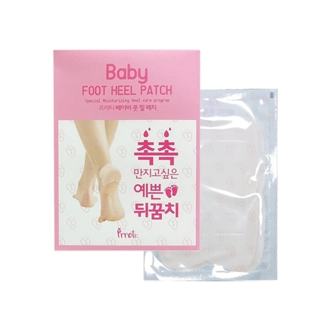 【韓國 PRRETI】BABY嫩腳跟滋養護足貼5對/盒