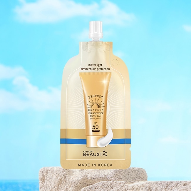韓國BEAUSTA自然完美屏障防曬霜15ML