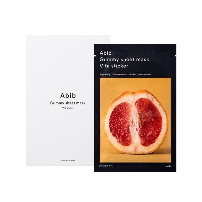 ABIB 口香糖維他命面膜(10片/盒)_國際航空版