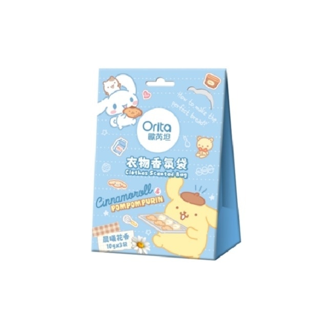 歐芮坦衣物香氛袋-晨曦花香(布丁狗與大耳狗)