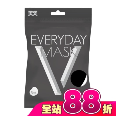 Comfort台灣康匠 - 天天 3D V立體口罩 耳繩款 5入/袋 (顏色隨機出貨)
