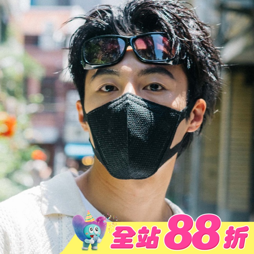 天天 機車族活性碳3D立體口罩3入/袋