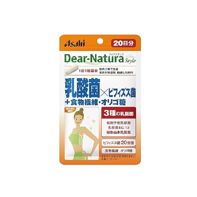 Asahi 朝日 乳酸菌+膳食纖維+寡糖 20粒