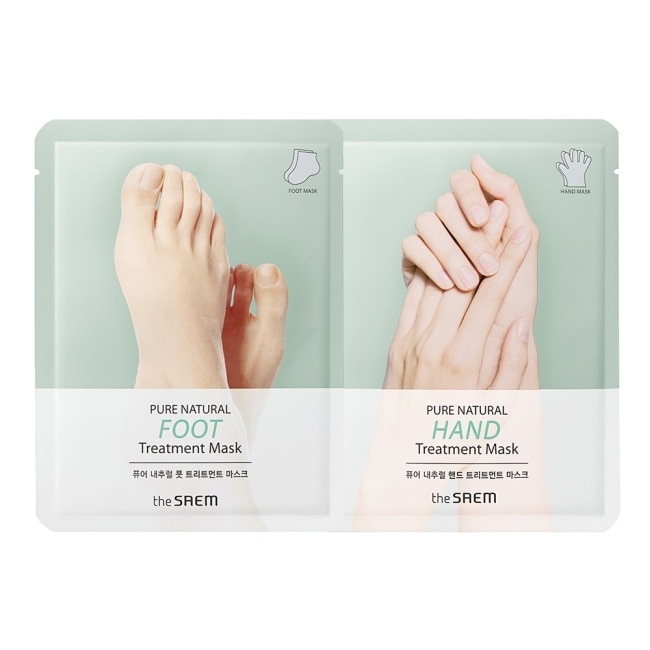 【韓國 THE SAEM 得鮮】保濕修護足膜X4
