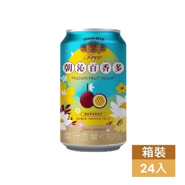 金牌FREE啤酒風味飲料(6入X4組)朝沁百香多 箱購 image