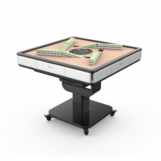 輝葉良品 HYG-W01 天胡一號 電動麻將桌(摺疊款)-簡配組-白色