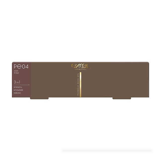 EXCEL 極致造型三效眉筆04霧粉棕