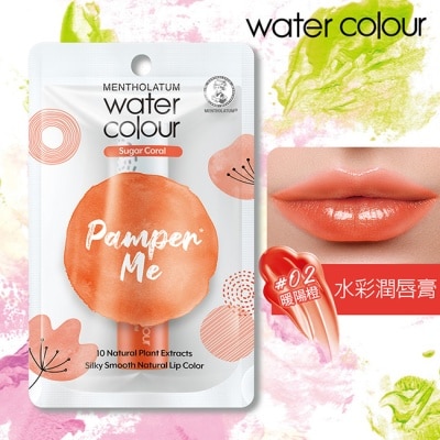 曼秀雷敦 - 曼秀雷敦Water Color水彩潤唇膏-02暖陽橙3g