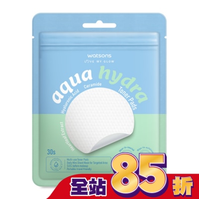 Watsons 屈臣氏 - 屈臣氏 水潤調理棉片 30片