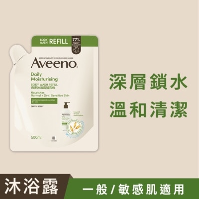 Aveeno 艾惟諾 艾惟諾燕麥沐浴露補充包500ml