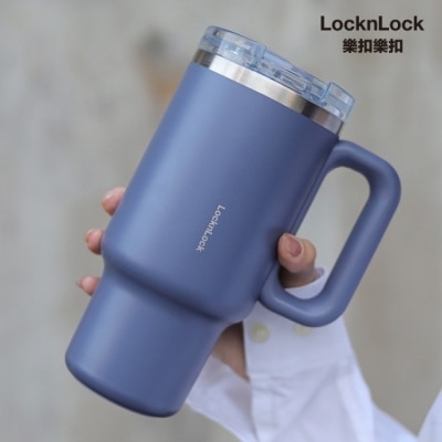 LOCK&LOCK樂扣樂扣 樂扣樂扣都會大師手感隨行杯/900ml/星空藍