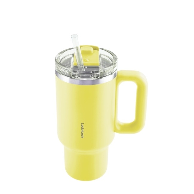 樂扣樂扣都會大師手感隨行杯/900ml/檸檬黃