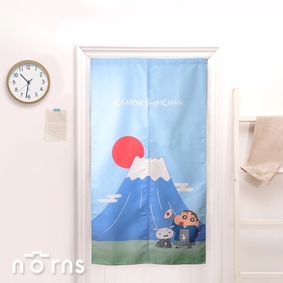 NORNS 樂恩仕 蠟筆小新長門簾(富士山)