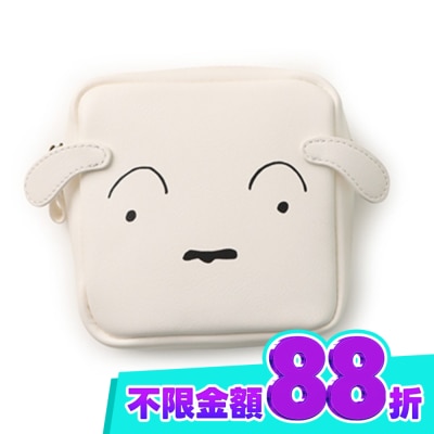 NORNS 樂恩仕 蠟筆小新皮革小方包(小白大臉) image