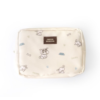 NORNS 樂恩仕 蠟筆小新長方形收納包(小白裝扮)