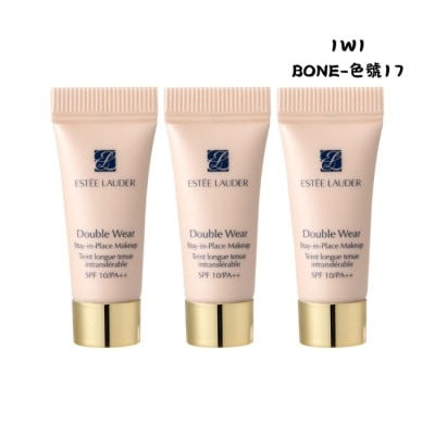 ESTEE LAUDER 雅詩蘭黛 - 【ESTEE LAUDER 雅詩蘭黛】粉持久完美持妝粉底5mlx3 (1W1) 公司貨