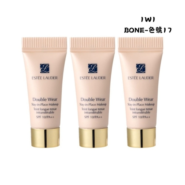 【ESTEE LAUDER 雅詩蘭黛】粉持久完美持妝粉底5mlx3 (1W1) 公司貨