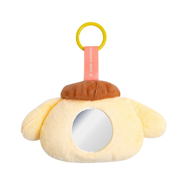 萌萌大頭隨身鏡吊飾-布丁狗款