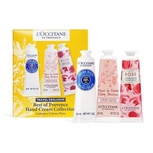L’OCCITANE 歐舒丹 護手霜六入組[乳油木X2+櫻花X2+玫瑰X2](30mlX6)-國際航空版