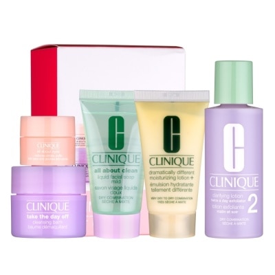 CLINIQUE 倩碧 CLINIQUE倩碧 基礎保養經典五件組(1組5入)【公司貨】