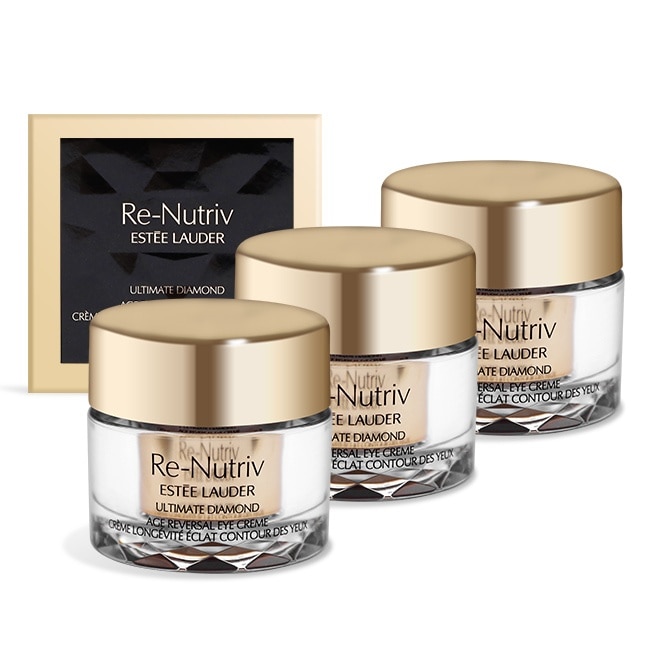ESTEE LAUDER 雅詩蘭黛 白金級黑鑽松露逆時眼霜(5ml)X3[15ml/正貨容量超值組]-專櫃公司貨