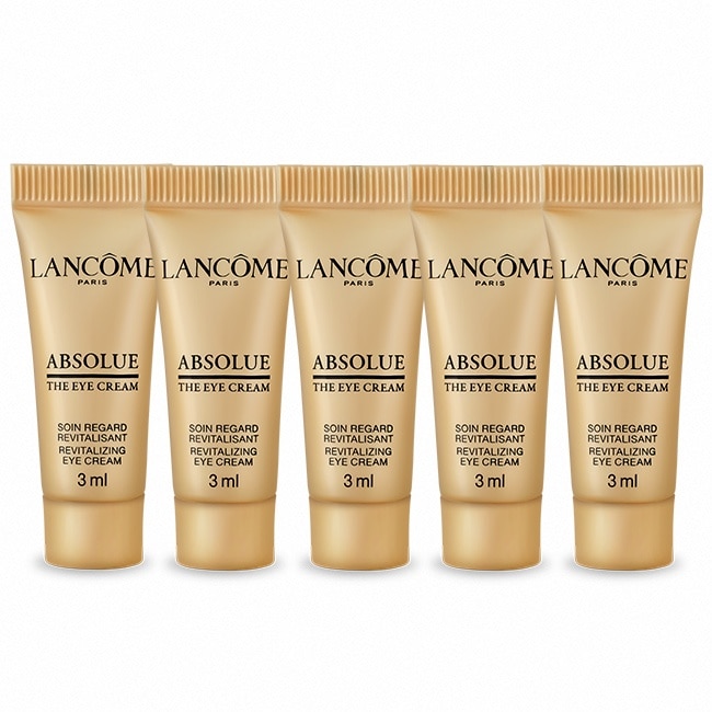 LANCOME 蘭蔻 絕對完美永生玫瑰肽金逆時眼霜(3ml)X5-專櫃公司貨