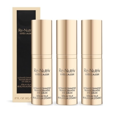 ESTEE LAUDER 雅詩蘭黛 ESTEE LAUDER 雅詩蘭黛 白金級黑鑽松露奇蹟修護亮眼精萃(5ml)X3-專櫃公司貨