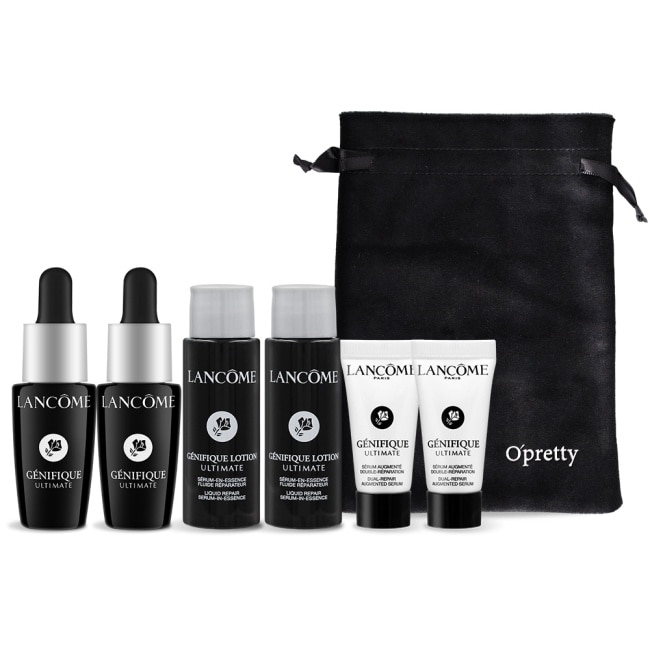 LANCOME 蘭蔻 超極限肌因賦活精華組[7mlX2+10mlX2+5mlX2+束口袋]-專櫃公司貨