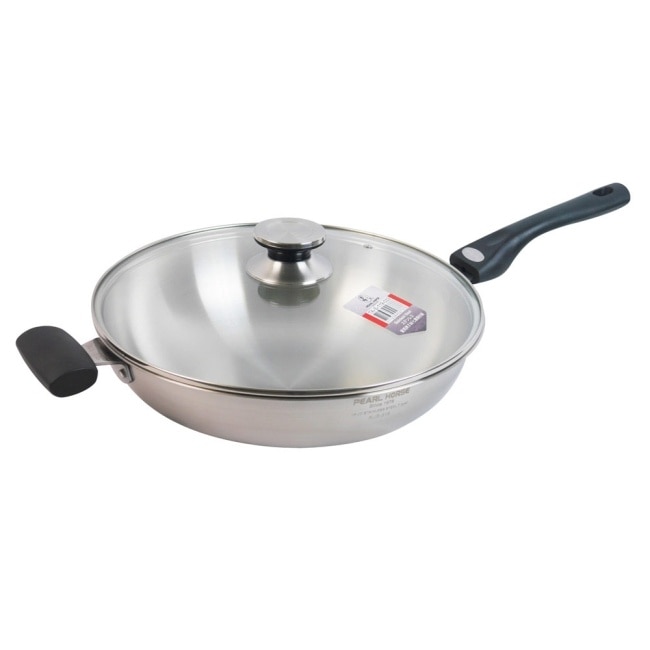 【寶馬牌】316不鏽鋼七層複合金炒鍋(30公分) TA-S-119-030