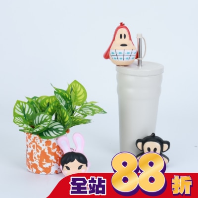 PAULFRANK - Paul Frank 發泡鑰匙圈-牙套狗Bob Dog