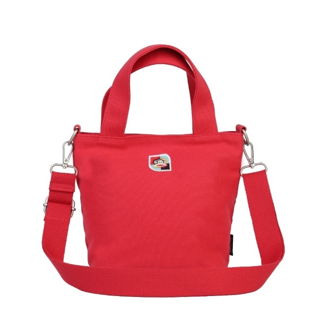 Paul Frank 彩色字母帆布兩用包-紅