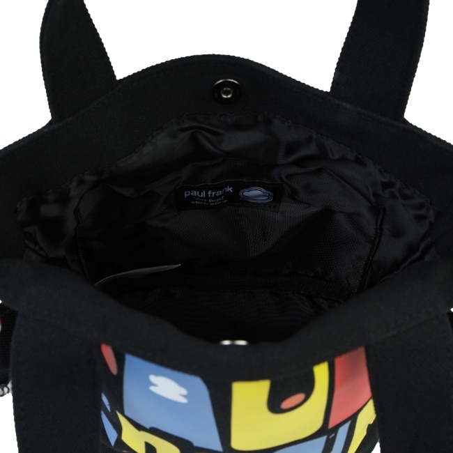 Paul Frank 彩色字母帆布兩用包-黑