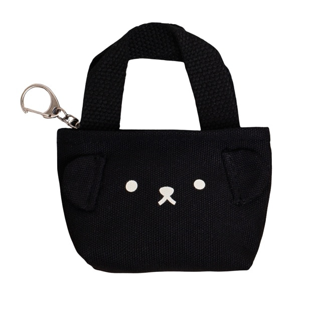 Miine 萌熊零錢包吊飾-黑色