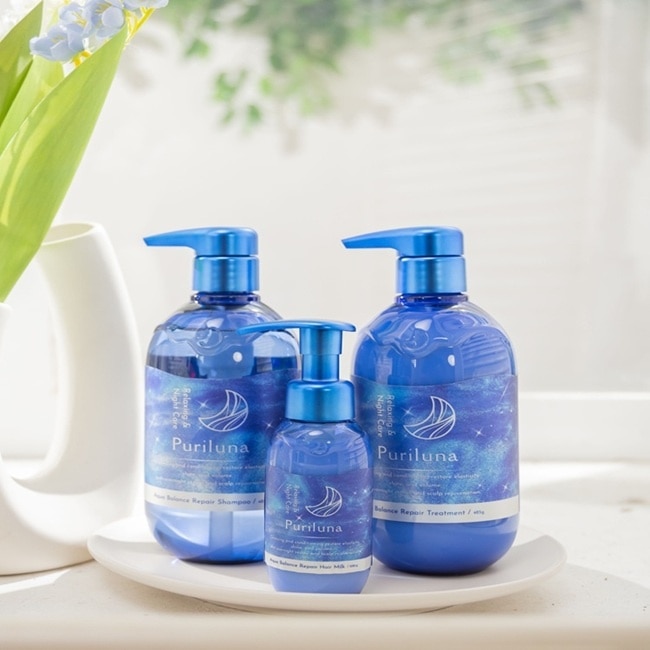 Puriluna水感調理夜間修護潤髮乳380g