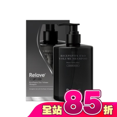 RELOVE - Relove黑泌肽豐盈洗髮精450ml晨柑朝露香