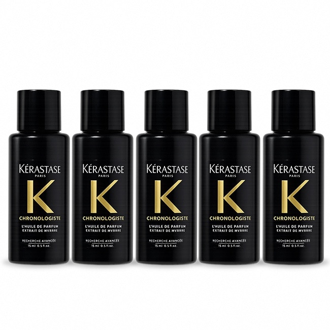 KERASTASE 卡詩 黑鑽極萃逆時玫瑰香氛露(15ml)X5-國際航空版