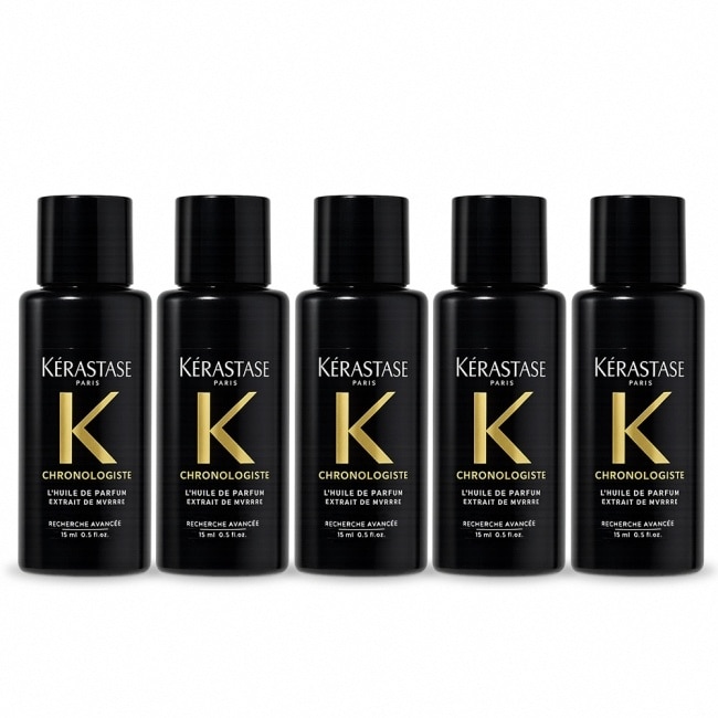 KERASTASE 卡詩 黑鑽極萃逆時玫瑰香氛露(15ml)X5-國際航空版