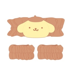 幼咪咪洗臉髮帶三件組-布丁狗款