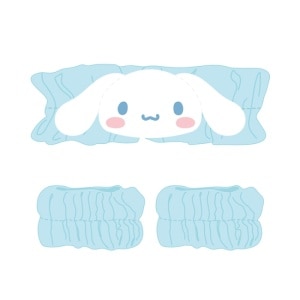 幼咪咪洗臉髮帶三件組-大耳狗喜拿款