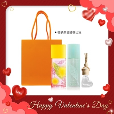 ARDEN ARDEN 雅頓 綠茶香氛禮[綠茶淡香水(100ml))+含羞草香水(100ml)+擴香掛飾]-附精品禮袋-國際航空版