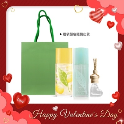 ARDEN ARDEN 雅頓 綠茶香氛禮[綠茶淡香水100ml+綠茶香櫞小蒼蘭香水100ml+擴香掛飾]-附精品禮袋-國際航空版