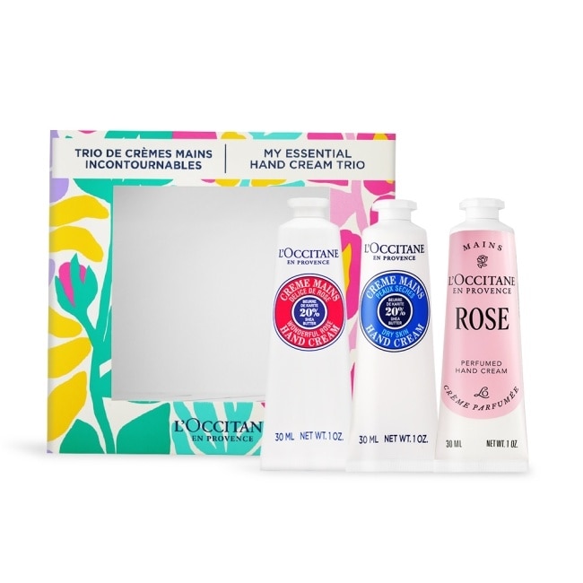 歐舒丹 經典3入護手霜禮盒[乳油木玫瑰+乳油木+玫瑰(新)]