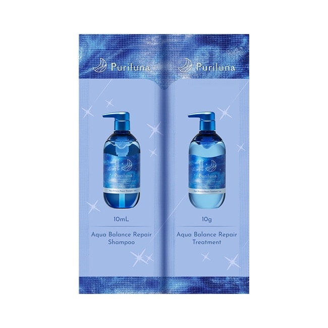 Puriluna水感調理夜間修護洗潤旅行組10ml+10g