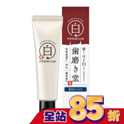 HAMIGAKIDO 齒磨殿堂 專業修補牙膏-極致淨白 60g
