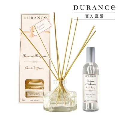 DURANCE 朵昂思 DURANCE 朵昂思 新氣象空氣煥新組(薰衣草擴香100ml+棉花田香氛噴霧100ml)-專櫃公司貨