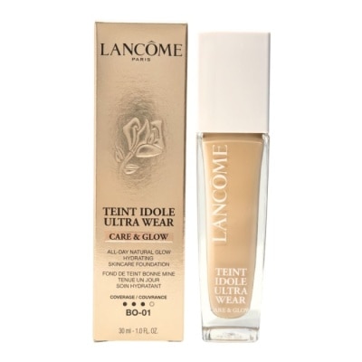 LANCOME蘭蔻 【LANCOME 蘭蔻】零粉感光澤持妝粉底 B0-01 30ml 公司貨