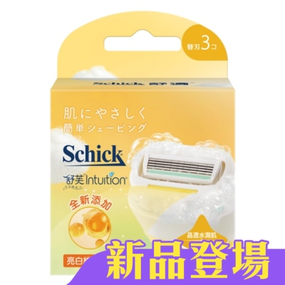Schick 舒適 - 舒適 舒芙仕女除毛刀片-晶透煥亮3入裝
