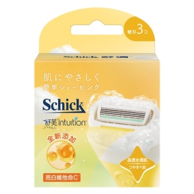 Schick 舒適 - 舒適 舒芙仕女除毛刀片-晶透煥亮3入裝
