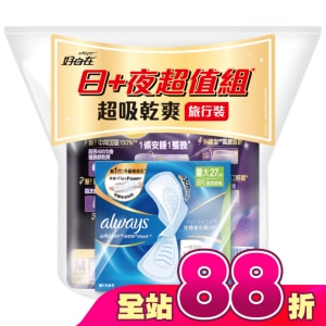 好自在INFINITY液體衛生棉27cm6s+熊抱安睡褲L2s
