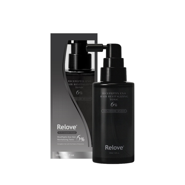 Relove黑泌肽6%養髮液100ml(獨家韓國外泌體 強健髮絲注入營養)